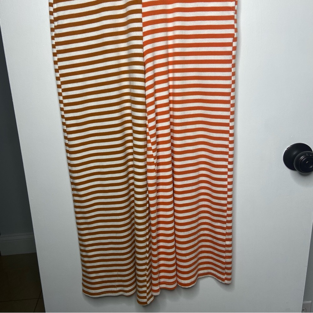 Three Bird Nest Daphne Striped Wide Leg Jumpsuit Small - Picture 4 of 7